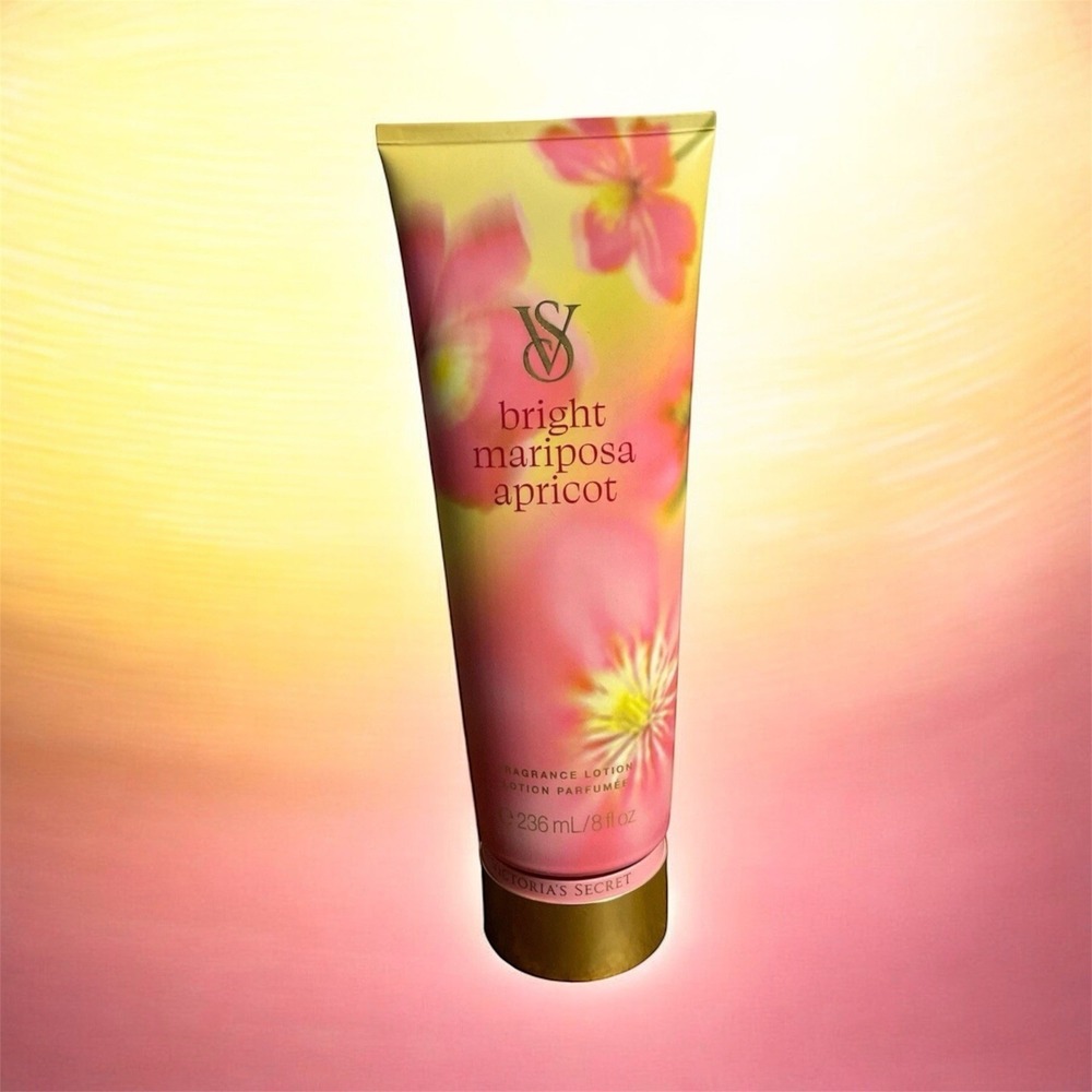 Victoria's Secret Body Lotion - BRIGHT MARIPOSA APRICOT - Apricot & Violet NEW